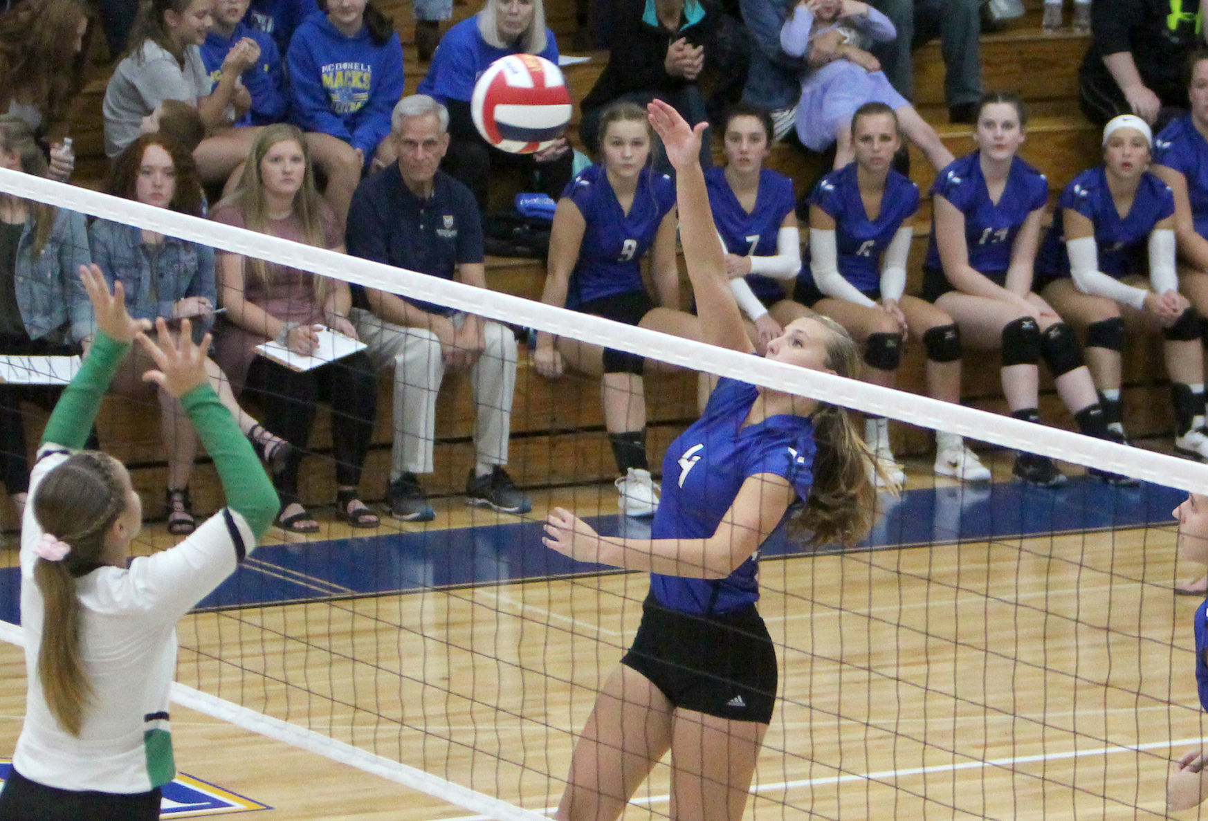 Eau Claire Regis at McDonell volleyball 9-12-19